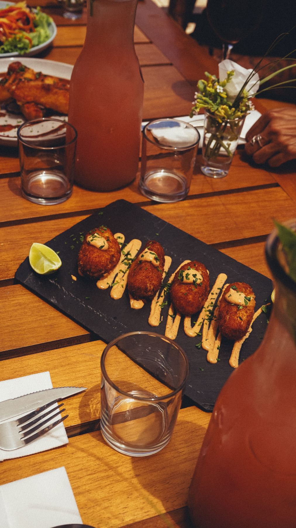 Brochetas de la parrilla