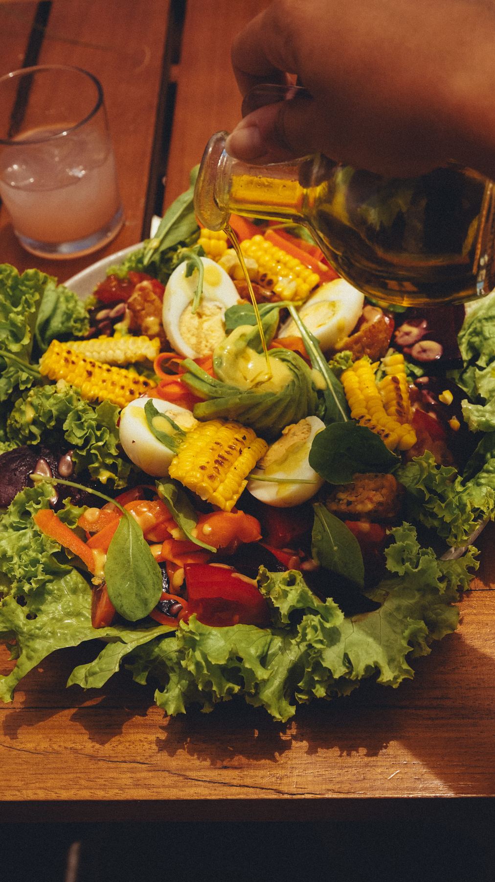 Ensalada verde con choclo
