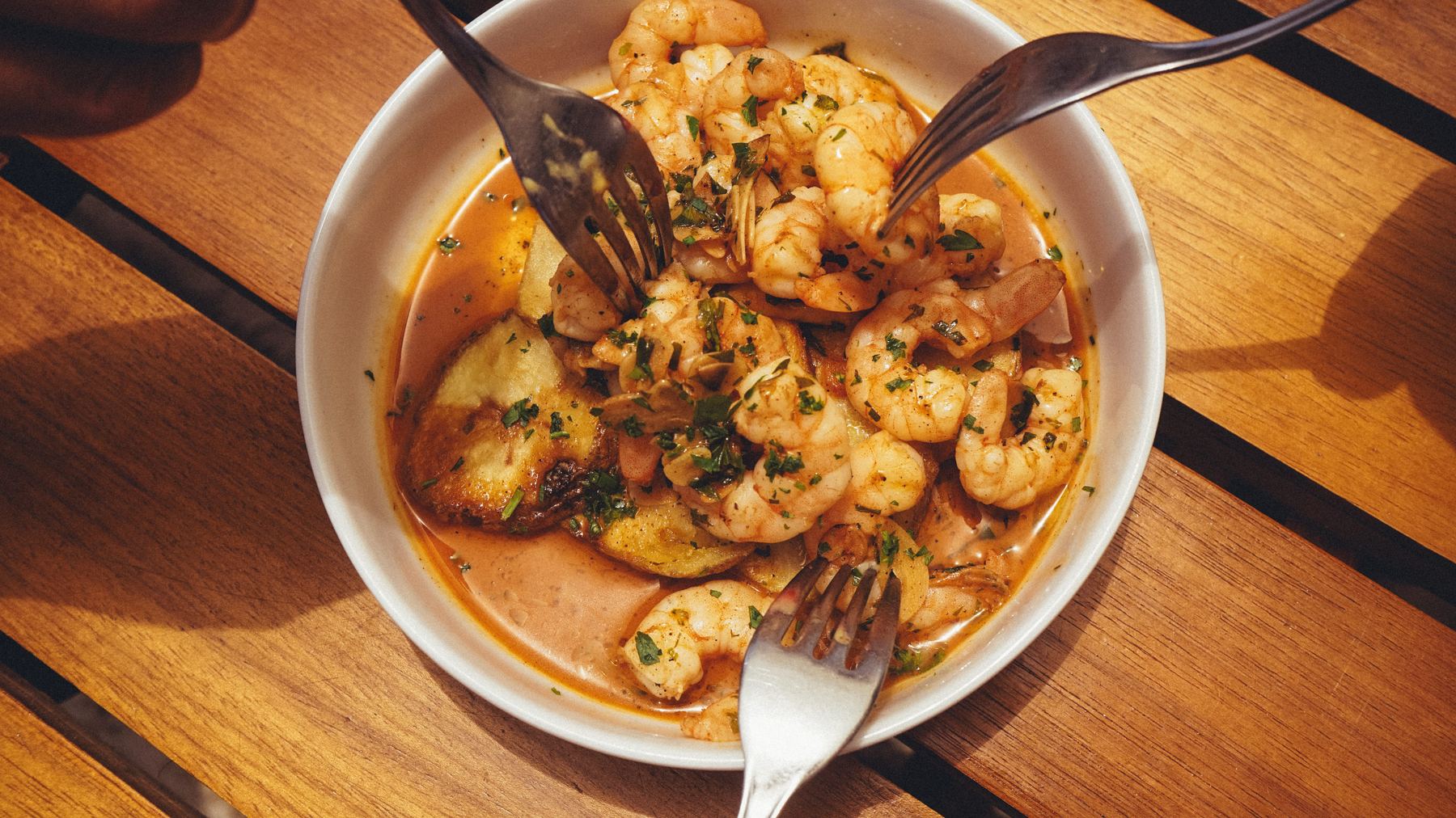 Langostinos al ajillo